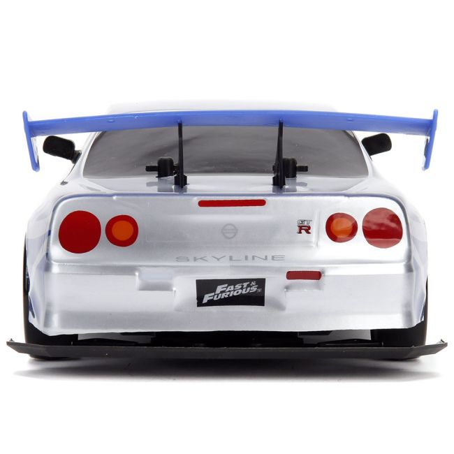 Masina jada toys fast and furious nissan skyline gtr drift cu anvelope si telecomanda hubs253209000