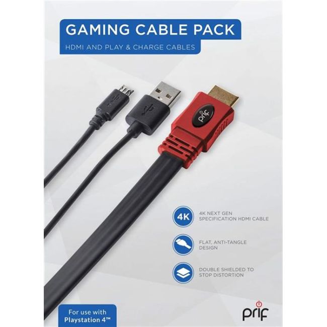Accesorii Prif Cable Pack Hdmi And Play And Charge Ps4 - VG77629