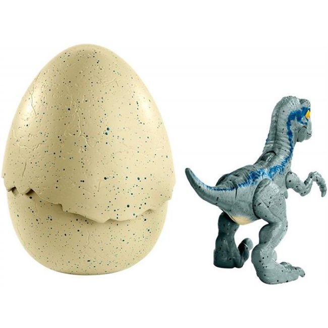 Jucarie Jurassic World Hatch Velociraptor Blue - VG77482