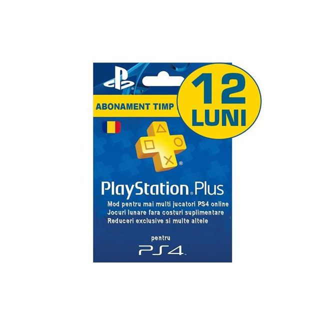 Playstation Plus Subscription Card Abonament 12 Luni Ro - VG78795