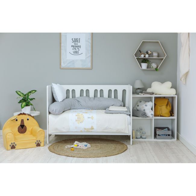 Set de pat pentru bebelusi dinos - 3 piese