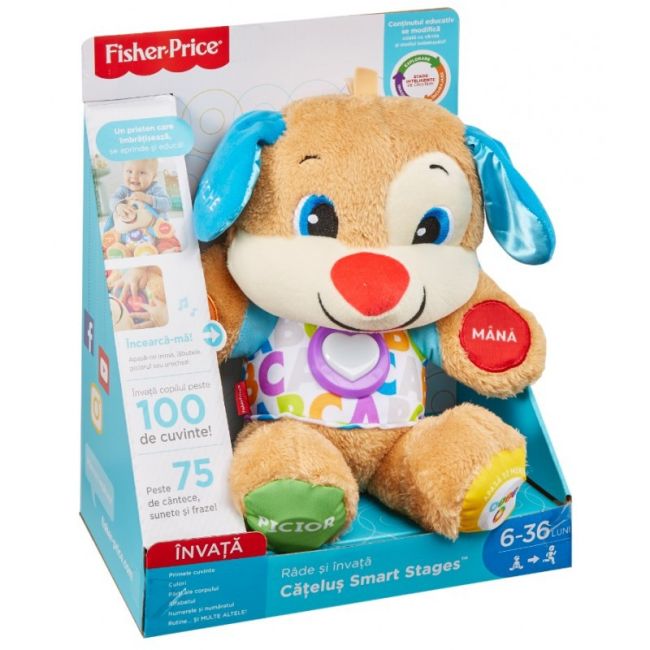 Catelusul vorbitor Burtica in limba romana - Fisher Price - OKEFPN99