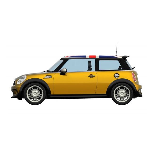 Kit constructie Airfix masina MINI Cooper S Starter Set - Yellow 1:32 - SOLAF55310