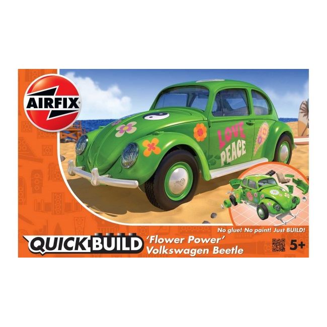 Kit constructie Airfix Quick Build Masina Flower Power - SOLAFJ6031