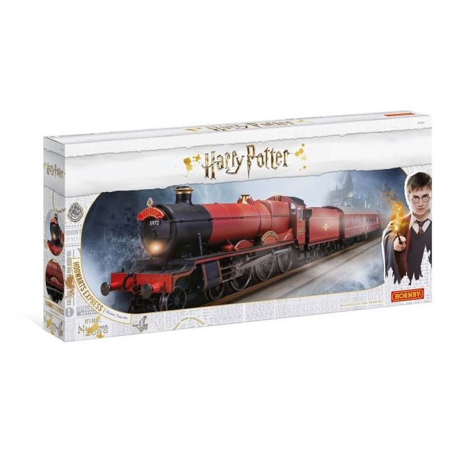 Kit constructie electric Airfix Hornby Harry Potter Tren locomotiva 2 masini sine si alimentare - SOLAFR1234P