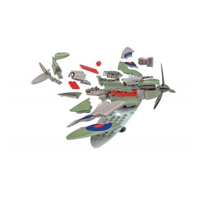 Kit cosntructie Airfix Quick Build Avion D-Day Spitfire - SOLAFJ6045