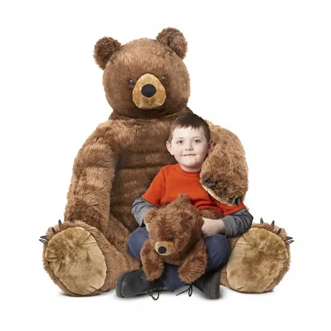 Urs brun cu pui din plus Melissa and Doug - OKEMD8835