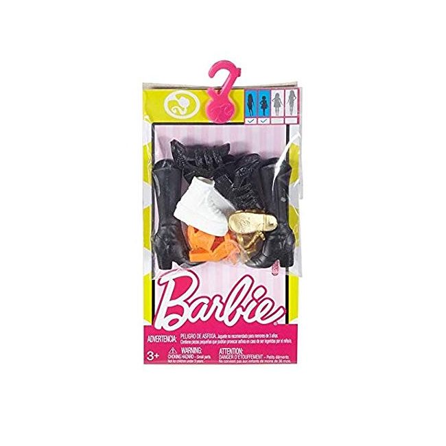 Accesorii Papusa Mattel Barbie Accessories Original & Petite Doll Shoe Pack - VG79707