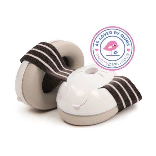 Casti antifonice pentru bebelusi ALPINE Muffy Baby Black ALP25613