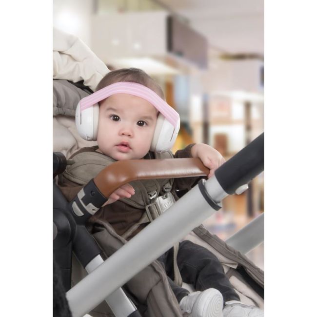 Casti antifonice pentru bebelusi ALPINE Muffy Baby Pink ALP24951