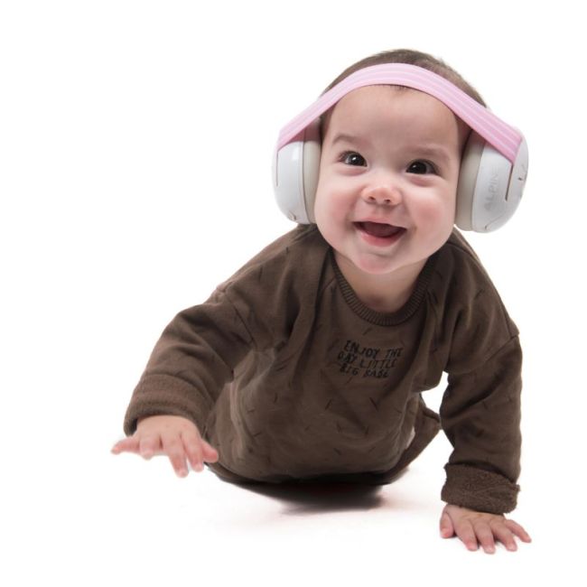 Casti antifonice pentru bebelusi ALPINE Muffy Baby Pink ALP24951