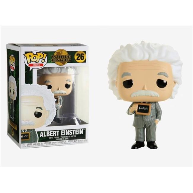Figurina Funko Pop Icons World History Albert Einstein Vinyl Figure - VG79661