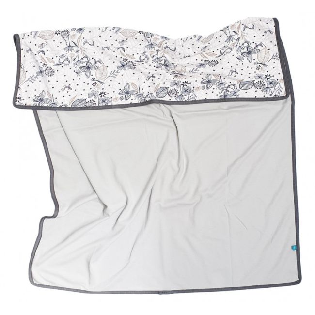 Paturica Dreamy din bumbac, 100 x 90 cm., silver-grey Wallaboo KRS0719.6329