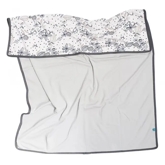Paturica Dreamy din bumbac, 100 x 90 cm., silver-grey Wallaboo KRS0719.6329