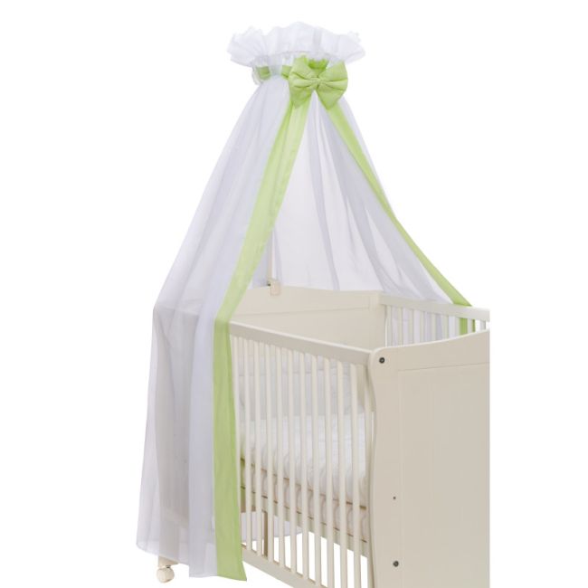 Perdea cu suport baldachin Basic - green Fillikid KRS30003-green