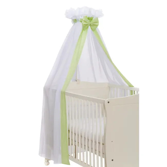 Perdea cu suport baldachin Basic - green Fillikid KRS30003-green