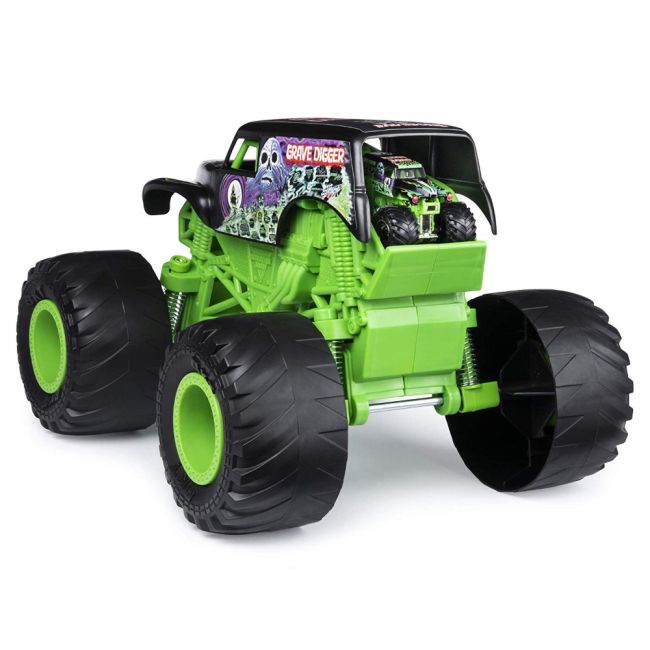 MONSTER JAM MASINA GRAVE DIGGER SCARA 1 LA 10 VIV6053036