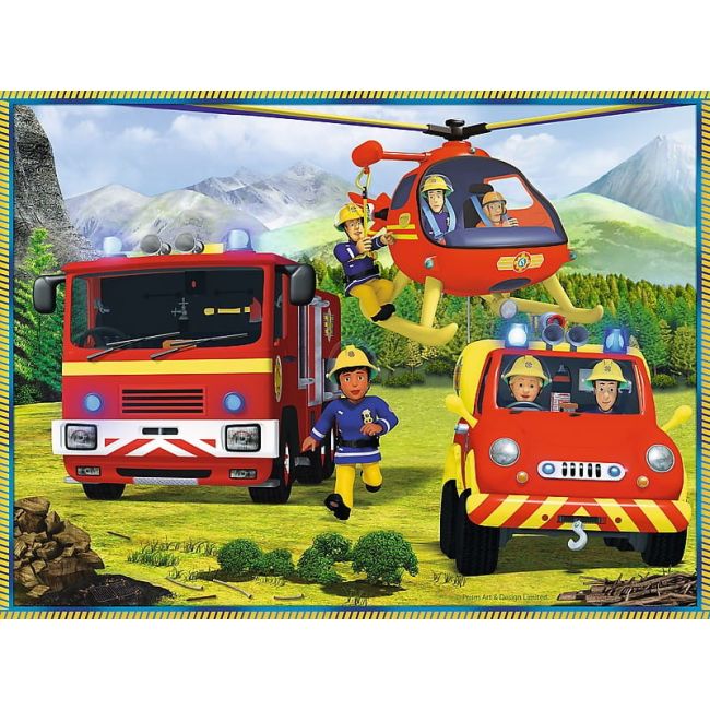 PUZZLE TREFL 2IN1 MEMO POMPIERII IN ACTIUNE VIV90791