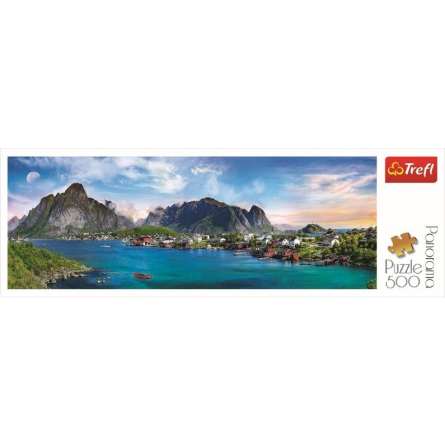 PUZZLE TREFL PANORAMA 500 ARHIPELAGUL NORVEGIAN LOFOTEN VIV29500