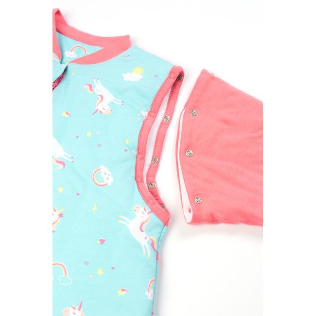 Sac de dormit cu picioruse si maneca lunga detasabila Unicorn 3-4 ani 2.5 Tog BBXGER634-25FSN
