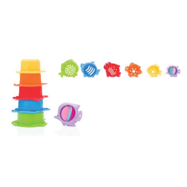 Jucarii baie Under the sea, 6/set, 8-11cm, 6L+ Fillikid KRSTL617-10