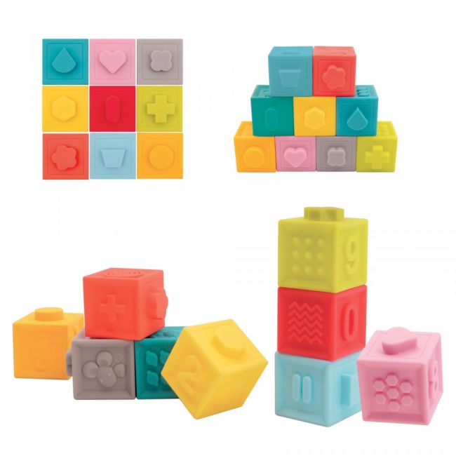 LUDI SET 9 CUBURI- PRIMUL JOC DE CONSTRUIT AL BEBELUSULUI DNBLUD30043