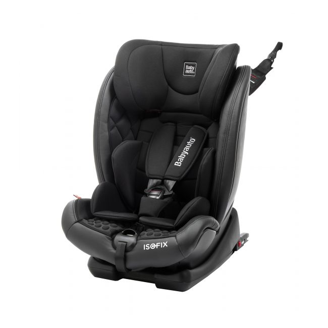 Scaun auto BABYAUTO G-CAT, Duo Fit, Isofix sau centura vehicul, 9-36 kg, Negru - 4AKBA-G-CAT