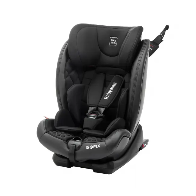 Scaun auto BABYAUTO G-CAT, Duo Fit, Isofix sau centura vehicul, 9-36 kg, Negru - 4AKBA-G-CAT