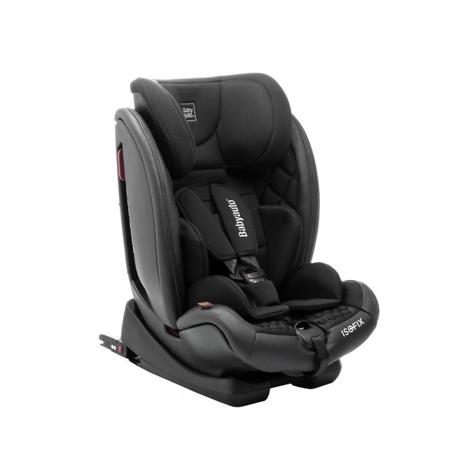 Scaun auto BABYAUTO G-CAT, Duo Fit, Isofix sau centura vehicul, 9-36 kg, Negru - 4AKBA-G-CAT