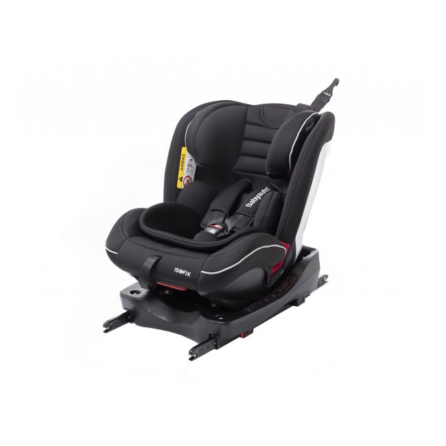 Scaun auto BABYAUTO INFINITY Fix, Dual Isofix, 0-36 kg, catarama cu alarma, Negru Gri - 4AKBA-INFINITY