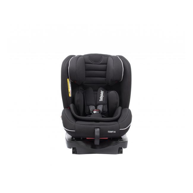 Scaun auto BABYAUTO INFINITY Fix, Dual Isofix, 0-36 kg, catarama cu alarma, Negru Gri - 4AKBA-INFINITY