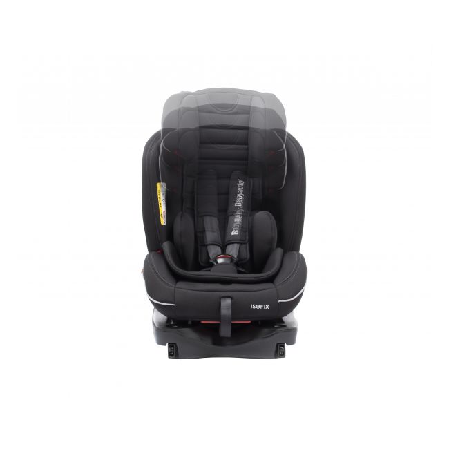 Scaun auto BABYAUTO INFINITY Fix, Dual Isofix, 0-36 kg, catarama cu alarma, Negru Gri - 4AKBA-INFINITY