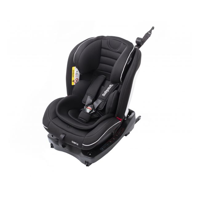 Scaun auto BABYAUTO INFINITY Fix, Dual Isofix, 0-36 kg, catarama cu alarma, Negru Gri - 4AKBA-INFINITY