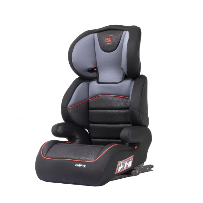 Scaun auto Babyauto Jan FIX PLUS, Isofix, 15-36 Kg, Negru Gri - 4AKBA-JANFIX-BG