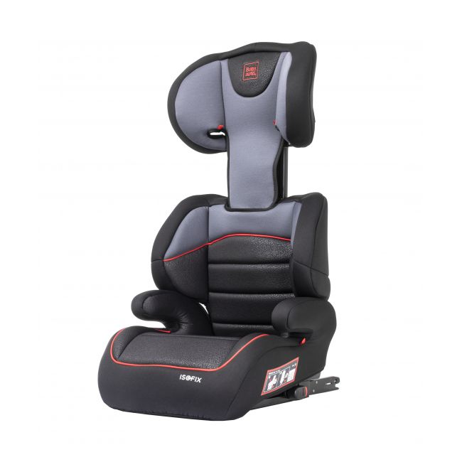 Scaun auto Babyauto Jan FIX PLUS, Isofix, 15-36 Kg, Negru Gri - 4AKBA-JANFIX-BG