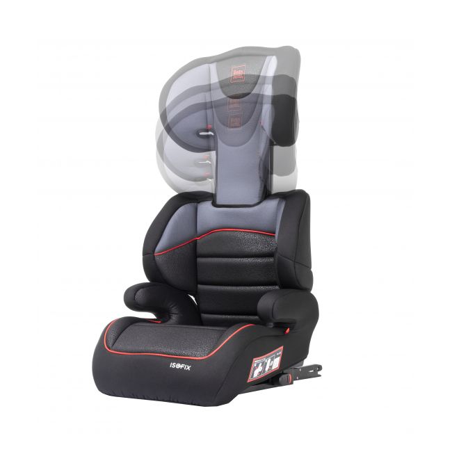 Scaun auto Babyauto Jan FIX PLUS, Isofix, 15-36 Kg, Negru Gri - 4AKBA-JANFIX-BG