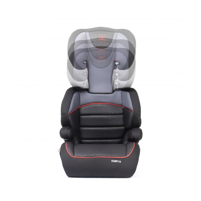 Scaun auto Babyauto Jan FIX PLUS, Isofix, 15-36 Kg, Negru Gri - 4AKBA-JANFIX-BG