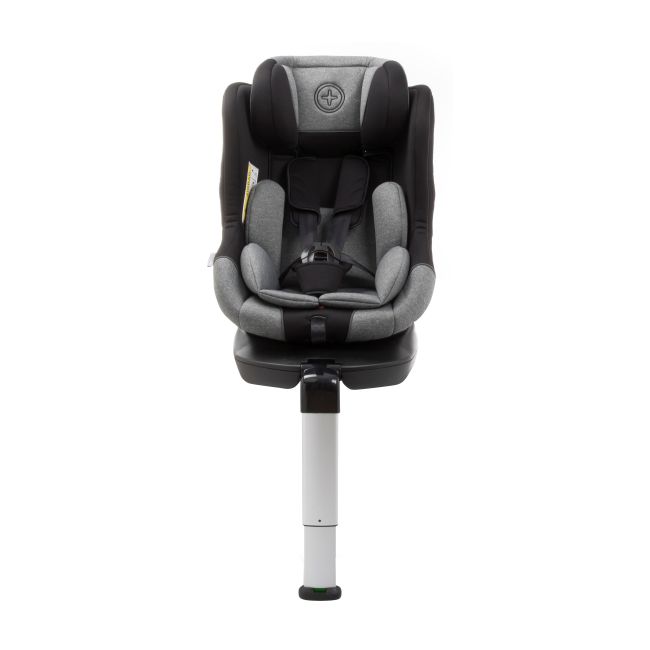 Scaun auto BABYAUTO MORE LENNOX, Isofix, rotatie 360 grade, picior suport, 0-18 kg, Negru Gri - 4AKBA-LNX01B