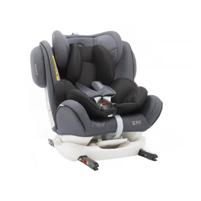 Scaun auto BABYAUTO MORE WERDU PLUS, Dual Isofix, 0-36 kg, Gri Negru - 4AKBA-WERDUPLUS-GB