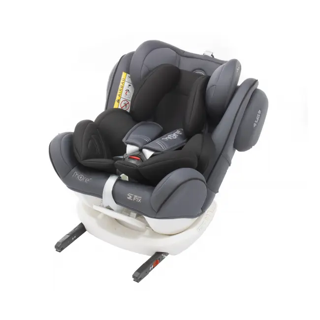 Scaun auto BABYAUTO MORE WERDU PLUS, Dual Isofix, 0-36 kg, Gri Negru - 4AKBA-WERDUPLUS-GB