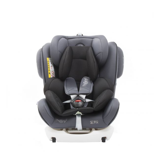 Scaun auto BABYAUTO MORE WERDU PLUS, Dual Isofix, 0-36 kg, Gri Negru - 4AKBA-WERDUPLUS-GB