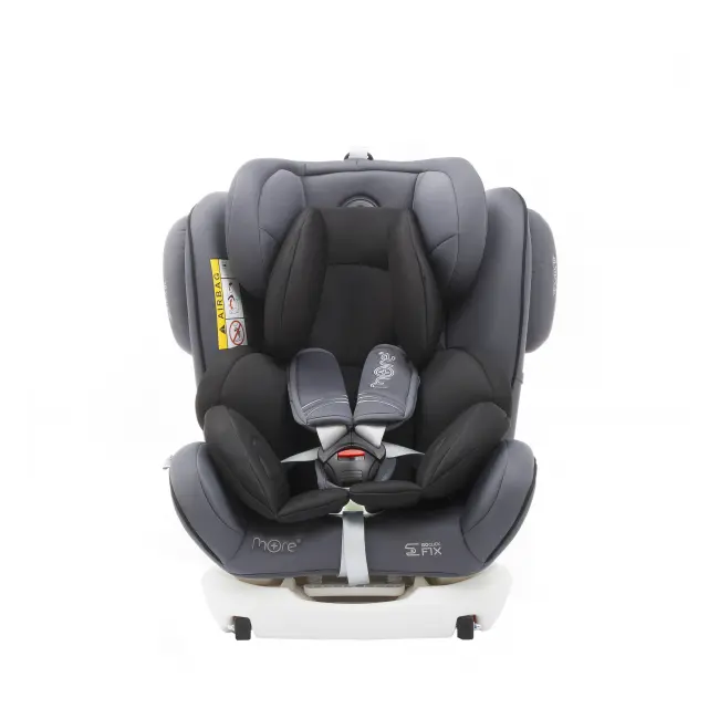 Scaun auto BABYAUTO MORE WERDU PLUS, Dual Isofix, 0-36 kg, Gri Negru - 4AKBA-WERDUPLUS-GB