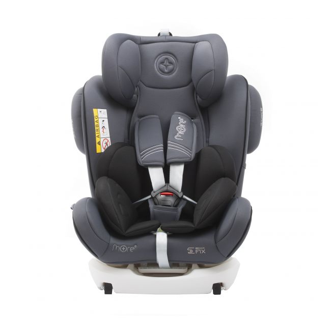 Scaun auto BABYAUTO MORE WERDU PLUS, Dual Isofix, 0-36 kg, Gri Negru - 4AKBA-WERDUPLUS-GB