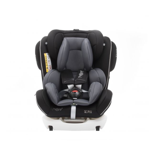 Scaun auto BABYAUTO MORE WERDU PLUS, Dual Isofix, 0-36 kg, Negru Gri - 4AKBA-WERDUPLUS-BG