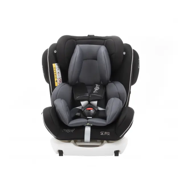 Scaun auto BABYAUTO MORE WERDU PLUS, Dual Isofix, 0-36 kg, Negru Gri - 4AKBA-WERDUPLUS-BG