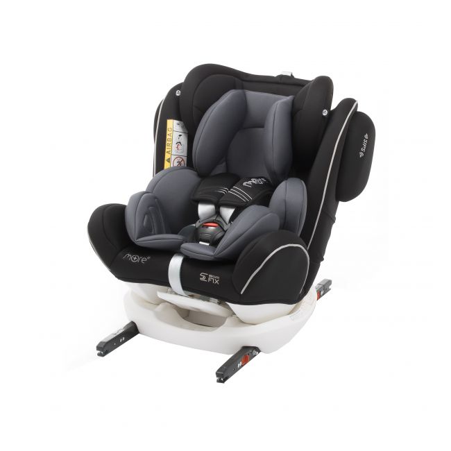 Scaun auto BABYAUTO MORE WERDU PLUS, Dual Isofix, 0-36 kg, Negru Gri - 4AKBA-WERDUPLUS-BG