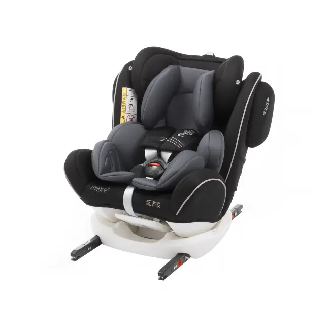 Scaun auto BABYAUTO MORE WERDU PLUS, Dual Isofix, 0-36 kg, Negru Gri - 4AKBA-WERDUPLUS-BG