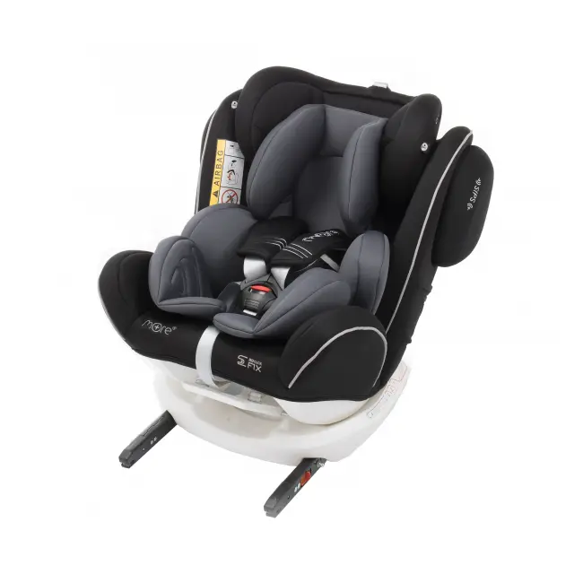 Scaun auto BABYAUTO MORE WERDU PLUS, Dual Isofix, 0-36 kg, Negru Gri - 4AKBA-WERDUPLUS-BG