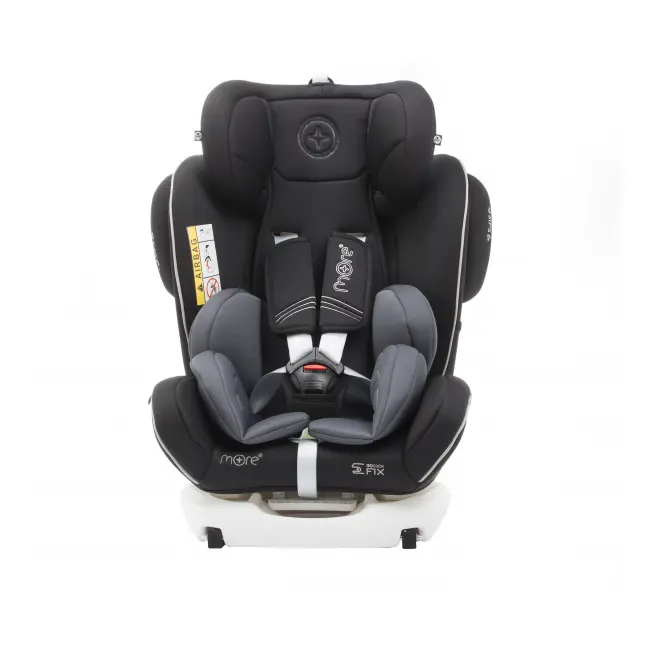 Scaun auto BABYAUTO MORE WERDU PLUS, Dual Isofix, 0-36 kg, Negru Gri - 4AKBA-WERDUPLUS-BG