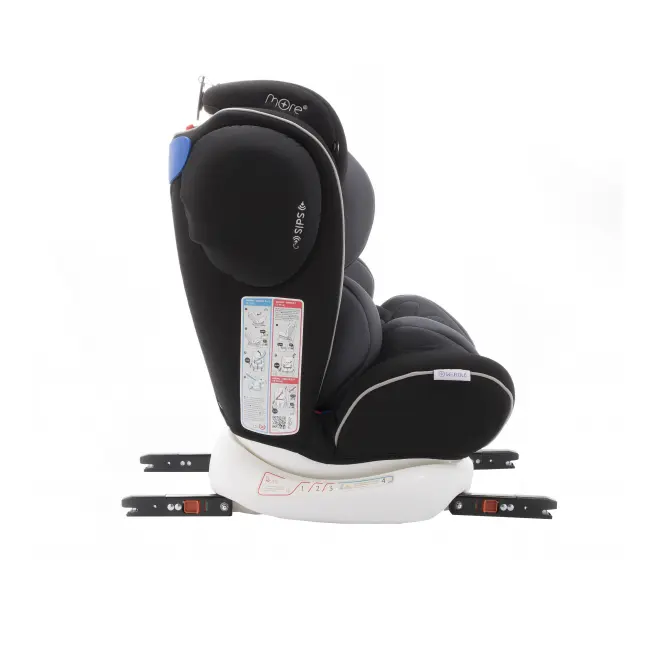 Scaun auto BABYAUTO MORE WERDU PLUS, Dual Isofix, 0-36 kg, Negru Gri - 4AKBA-WERDUPLUS-BG